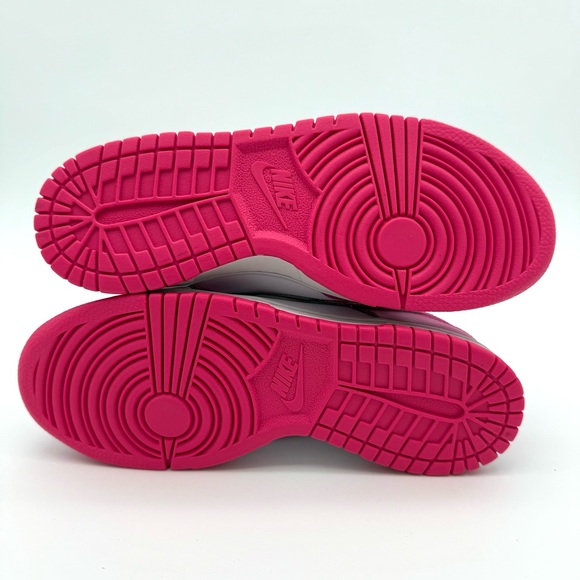 New Nike Dunk Low GS Big Kids 5 5Y Women's 6.5 Laser Fuchsia Pink Barbie Shoes - Picture 4 of 9